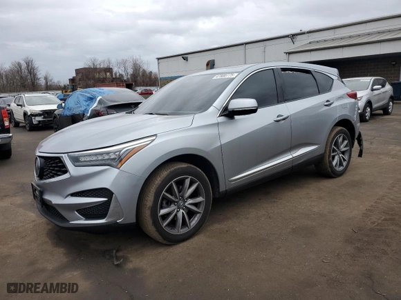 2020 Acura RDX w/Technology Pkg with VIN 5J8TC2H56LL013825, listed as a Copart auction lot 47800775 with 64,277 mi miles and Salvage Title. Bid and sale history available at carsss.com. Image 1.