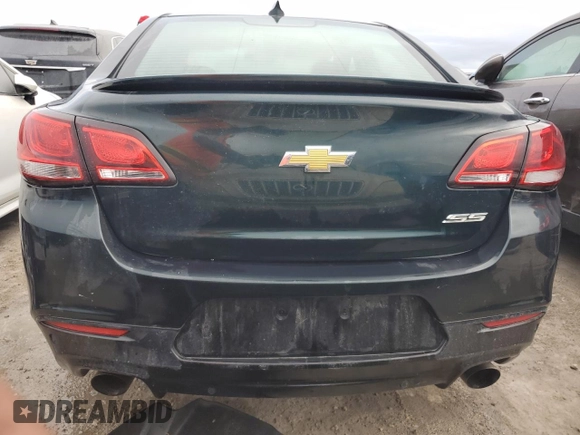 2015 Chevrolet SS z VIN 6G3F25RWXFL119998, wystawiony jako Copart lot #73978534 z przebiegiem Nie podano mil oraz Szkoda całkowita • Salvage title. Historia ofert i sprzedaży dostępna na DreamBid. Obrazek 6.