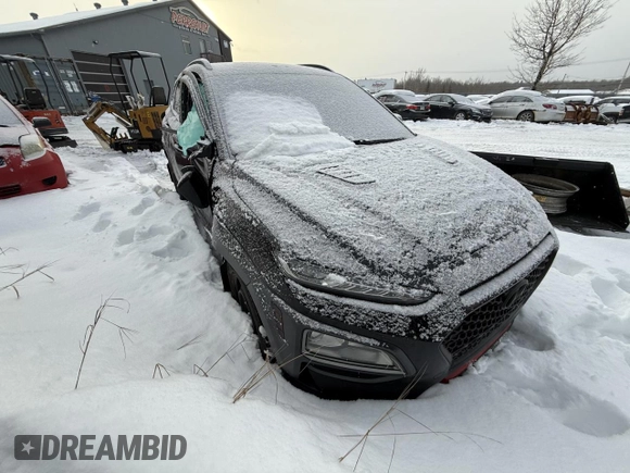 2019 Hyundai Kona Limited with VIN KM8K3CA56KU232802, listed as a Copart auction lot 85434644 with 43,707 mi miles and Salvage Title. Bid and sale history available at carsss.com. Image 4.
