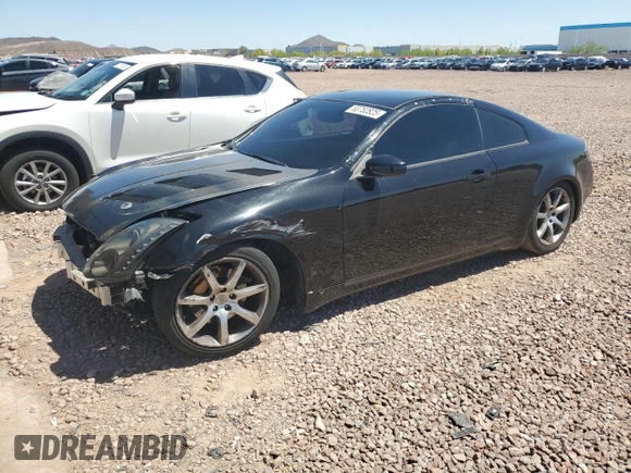 2004 Infiniti G35 w/Leather z VIN JNKCV54E84M811477, wystawiony jako Copart lot #53752825 z przebiegiem 124 140 mil mil oraz Szkoda całkowita • Salvage title. Historia ofert i sprzedaży dostępna na DreamBid. Obrazek 1.