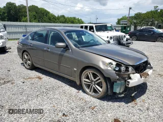 2007 Infiniti M Sport with VIN JNKAY01E17M310473, listed as a Copart auction lot 61046425 with 193,597 mi miles and Salvage title. Bid and sale history available at DreamBid. Image 4.