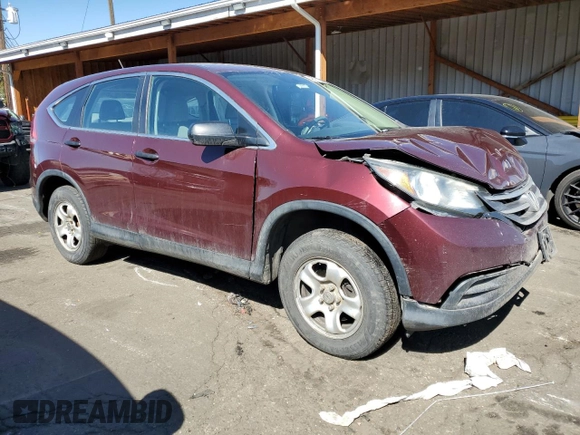 2014 Honda CR-V LX with VIN 5J6RM4H32EL075316, listed as a Copart auction lot 48077585 with 198,637 mi miles and Salvage Title. Bid and sale history available at carsss.com. Image 4.