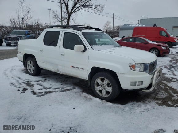 2011 Honda Ridgeline RTL with VIN 5FPYK1F59BB501650, listed as a Copart auction lot 47663465 with 252 mi miles and Salvage Title. Bid and sale history available at carsss.com. Image 4.