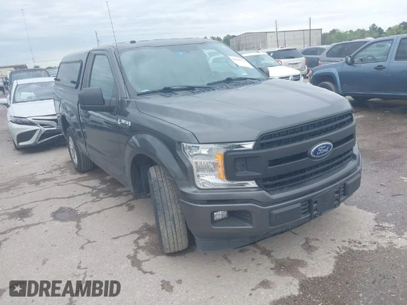 2018 Ford F-150 XL with VIN 1FTMF1C53JKE85608, listed as a IAAI auction lot 41823771 with 142,151 mi miles. Bid and sale history available at carsss.com. Image 1.