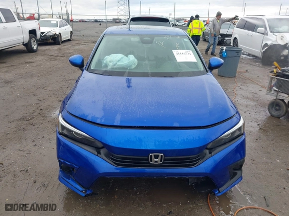2022 Honda Civic Sedan EX with VIN 2HGFE1F74NH325843, listed as a IAAI auction lot 41116731 with 69,429 mi miles. Bid and sale history available at carsss.com. Image 12.