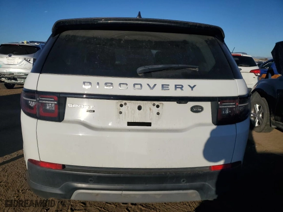 2020 Land Rover Discovery Sport Standard with VIN SALCK2FX5LH838482, listed as a Copart auction lot 76948034 with 36,236 mi miles and Salvage Title. Bid and sale history available at carsss.com. Image 6.
