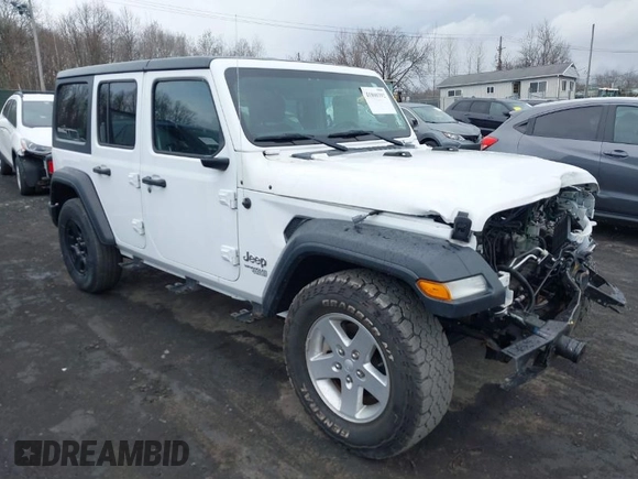 2018 Jeep Wrangler Unlimited Sport S z VIN 1C4HJXDG1JW274726, wystawiony jako IAAI lot #41890392 z przebiegiem 16 315 mil mil oraz . Historia ofert i sprzedaży dostępna na DreamBid. Obrazek 1.