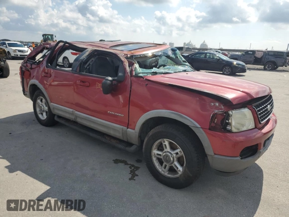 2002 Ford Explorer XLT with VIN 1FMDU73E72ZB96986, listed as a Copart auction lot 71752174 with Not Provided miles and Salvage Title. Bid and sale history available at DreamBid. Image 4.