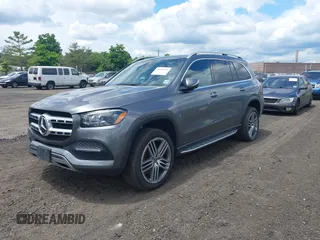 2021 Mercedes-Benz GLS 450 with VIN 4JGFF5KE4MA369504, listed as a IAAI auction lot 39590170 with 101,863 mi miles and . Bid and sale history available at DreamBid. Image 2.