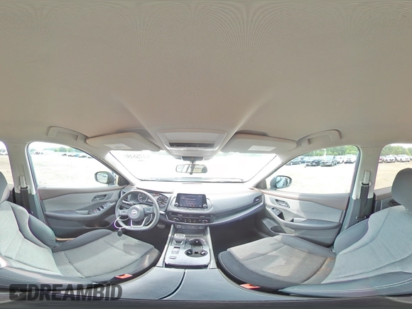 2021 Nissan Rogue S with VIN 5N1AT3AA2MC847641, listed as a Copart auction lot 54755195 with 62,121 mi miles and Salvage title. Bid and sale history available at DreamBid. Image 15.