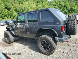 2016 Jeep Wrangler Unlimited Rubicon with VIN 1C4BJWFG4GL252209, listed as a Copart auction lot 58525725 with 46,604 mi miles and Salvage title. Bid and sale history available at DreamBid. Image 2.