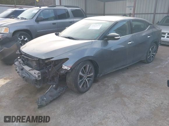2020 Nissan Maxima SV with VIN 1N4AA6CV3LC371884, listed as a IAAI auction lot 41823571 with 83,441 mi miles and . Bid and sale history available at DreamBid. Image 2.