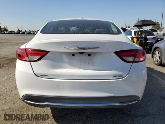 2015 Chrysler 200 Limited with VIN 1C3CCCABXFN660648, listed as a Copart auction lot 60479655 with 121,348 mi miles and Salvage title. Bid and sale history available at DreamBid. Image 6.