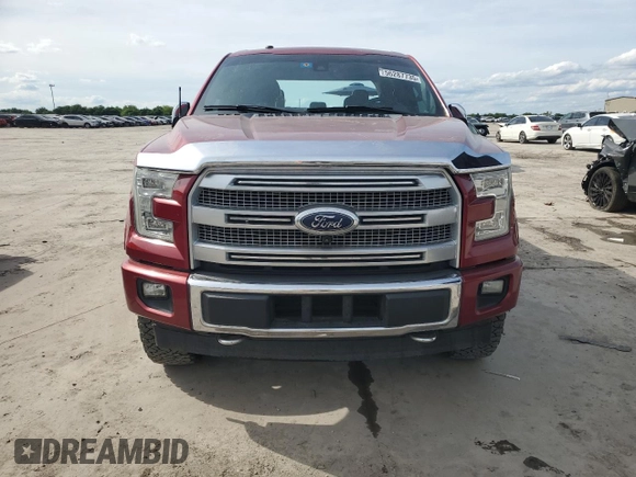 2017 Ford F-150 XL with VIN 1FTEW1EG6HFB89083, listed as a Copart auction lot 56287735 with Not provided miles and Salvage title. Bid and sale history available at DreamBid. Image 5.