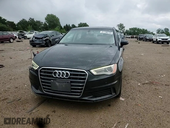 2015 Audi A3 Premium with VIN WAUACGFF9F1061797, listed as a Copart auction lot 61190735 with 78,951 mi miles and Salvage title. Bid and sale history available at DreamBid. Image 13.