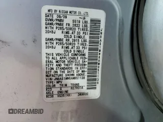 2010 Infiniti FX with VIN JN8AS1MW6AM851138, listed as a Copart auction lot 52698625 with 202,829 mi miles and Salvage title. Bid and sale history available at DreamBid. Image 15.