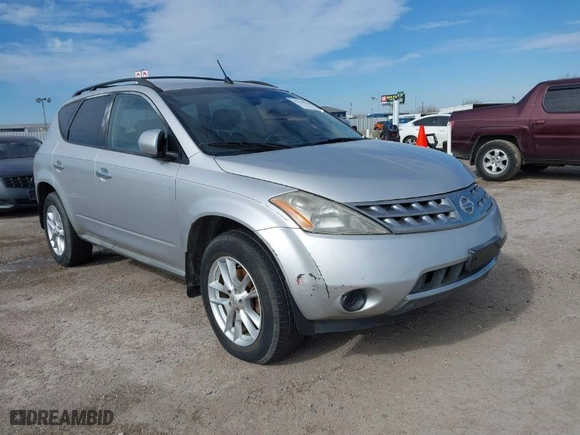 2006 Nissan Murano SL with VIN JN8AZ08W46W504676, listed as a IAAI auction lot 41620169 with 177,434 mi miles. Bid and sale history available at carsss.com. Image 1.