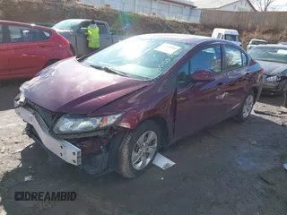 2013 Honda Civic LX z VIN 19XFB2F51DE085415, wystawiony jako IAAI lot #41670106 z przebiegiem 98 683 mil mil oraz . Historia ofert i sprzedaży dostępna na DreamBid. Obrazek 17.