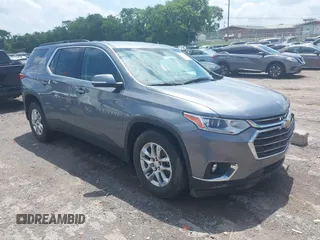 2021 Chevrolet Traverse LT with VIN 1GNEVHKW3MJ222434, listed as a IAAI auction lot 42519317 with 84,378 mi miles and . Bid and sale history available at DreamBid. Image 1.