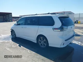 2017 Toyota Sienna SE with VIN 5TDXZ3DC8HS871148, listed as a IAAI auction lot 42035137 with 124,126 mi miles and . Bid and sale history available at DreamBid. Image 3.