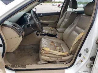 2005 Honda Accord EX-L z VIN 1HGCM66565A041274, wystawiony jako Copart lot #55854125 z przebiegiem Nie podano mil oraz Szkoda całkowita • Salvage title. Historia ofert i sprzedaży dostępna na DreamBid. Obrazek 7.