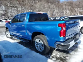 2023 Chevrolet Silverado 1500 LTZ with VIN 1GCUDGE82PZ121034, listed as a Copart auction lot 45558035 with 19,243 mi miles and Salvage Title. Bid and sale history available at carsss.com. Image 2.