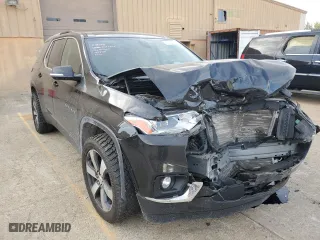 2018 Chevrolet Traverse LT Leather with VIN 1GNERHKW8JJ156950, listed as a Copart auction lot 46808745 with 0 mi miles and Salvage Title. Bid and sale history available at carsss.com. Image 4.