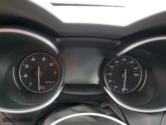 2023 Alfa Romeo Stelvio Ti with VIN ZASPAKBN7P7D54428, listed as a Copart auction lot 43994135 with 0 mi miles and Salvage Title. Bid and sale history available at carsss.com. Image 9.