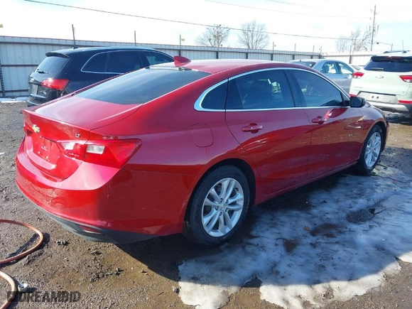 2016 Chevrolet Malibu LT with VIN 1G1ZE5ST0GF220073, listed as a IAAI auction lot 41632801 with 104,239 mi miles. Bid and sale history available at carsss.com. Image 4.