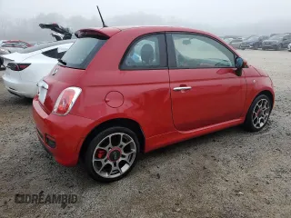 2014 FIAT 500 Sport with VIN 3C3CFFBR9ET293017, listed as a Copart auction lot 48954495 with 108,270 mi miles and Clean Title. Bid and sale history available at carsss.com. Image 3.
