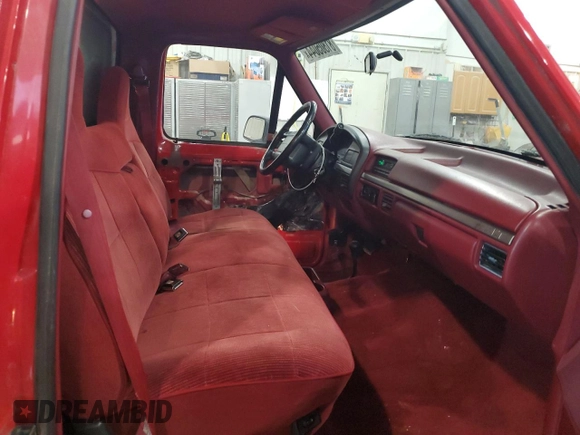 1995 Ford F-150 with VIN 1FTEF14N7SLC00309, listed as a Copart auction lot 81805044 with 94,407 mi miles and Salvage Title. Bid and sale history available at carsss.com. Image 10.