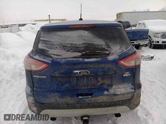 2014 Ford Escape SE with VIN 1FMCU9G90EUD25513, listed as a Copart auction lot 44211815 with 129,376 mi miles and Salvage Title. Bid and sale history available at DreamBid. Image 6.