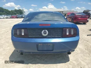 2006 Ford Mustang GT Deluxe with VIN 1ZVFT82H065200081, listed as a Copart auction lot 62425655 with 163,925 mi miles and Salvage title. Bid and sale history available at DreamBid. Image 6.