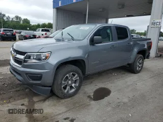 2020 Chevrolet Colorado 4WD Work Truck with VIN 1GCGTBENXL1244968, listed as a Copart auction lot 62849515 with 31,752 mi miles and Salvage title. Bid and sale history available at DreamBid. Image 1.