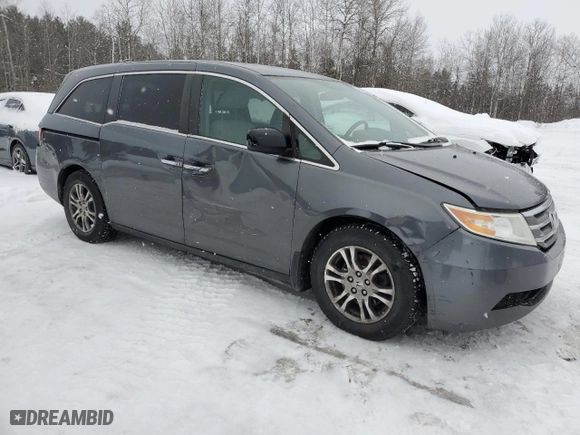 2013 Honda Odyssey EX with VIN 5FNRL5H49DB504704, listed as a Copart auction lot 43199605 with 280,263 mi miles and Clean Title. Bid and sale history available at carsss.com. Image 4.