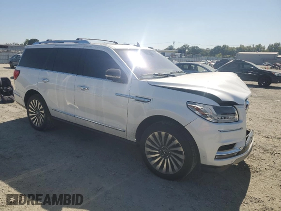 2019 Lincoln Navigator Reserve with VIN 5LMJJ2LT1KEL19974, listed as a Copart auction lot 62643925 with 64,030 mi miles and Salvage title. Bid and sale history available at DreamBid. Image 4.
