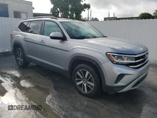 2022 Volkswagen Atlas SE with VIN 1V2DP2CA2NC501943, listed as a Copart auction lot 51181225 with 70,604 mi miles and Clean title. Bid and sale history available at DreamBid. Image 4.