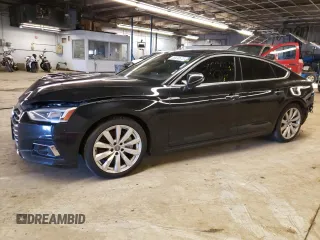 2018 Audi A5 Sportback Prestige with VIN WAUCNCF54JA099899, listed as a Copart auction lot 39530573 with 124,077 mi miles. Bid and sale history available at carsss.com. Image 1.