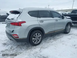 2020 Hyundai Santa Fe Limited with VIN 5NMS5CAD4LH278417, listed as a IAAI auction lot 41607170 with 40,683 mi miles. Bid and sale history available at carsss.com. Image 4.
