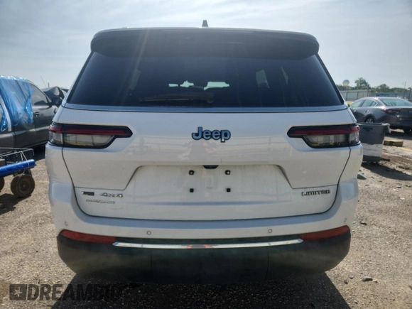 2022 Jeep Grand Cherokee Limited with VIN 1C4RJKBG3N8587345, listed as a Copart auction lot 60835955 with 30,999 mi miles and Salvage title. Bid and sale history available at DreamBid. Image 6.