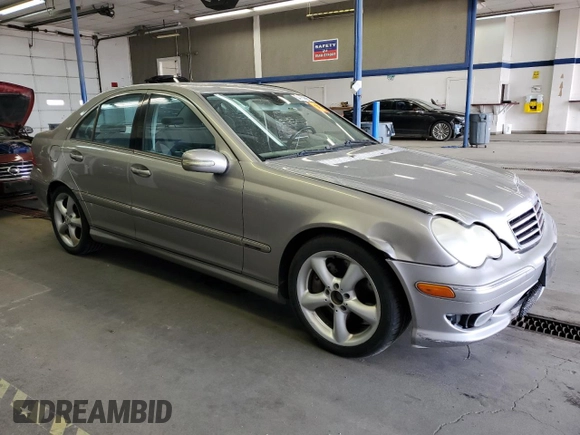 2006 Mercedes-Benz C 230 Sport with VIN WDBRF52HX6F824940, listed as a Copart auction lot 54269665 with 162,495 mi miles and Salvage Title. Bid and sale history available at carsss.com. Image 4.