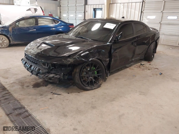 2018 Dodge Charger R/T with VIN 2C3CDXCT1JH340131, listed as a IAAI auction lot 41241332 with 63,801 mi miles. Bid and sale history available at carsss.com. Image 17.