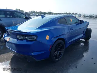 2021 Chevrolet Camaro 1LT with VIN 1G1FB1RSXM0105481, listed as a IAAI auction lot 41197953 with 40,928 mi miles. Bid and sale history available at carsss.com. Image 4.