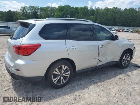 2017 Nissan Pathfinder SL with VIN 5N1DR2MN7HC650880, listed as a Copart auction lot 56006025 with 74,945 mi miles and Salvage title. Bid and sale history available at DreamBid. Image 3.