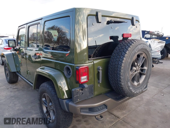 2016 Jeep Wrangler Unlimited Sahara with VIN 1C4BJWEGXGL249638, listed as a IAAI auction lot 41090024 with 98,345 mi miles and . Bid and sale history available at DreamBid. Image 3.