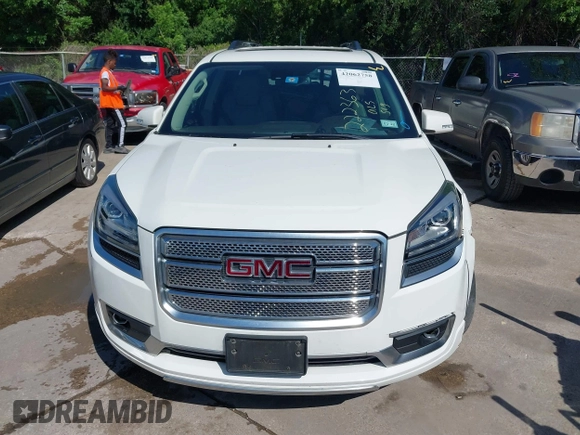 2014 GMC Acadia Denali with VIN 1GKKRTKD7EJ222363, listed as a IAAI auction lot 42062758 with 1 mi miles. Bid and sale history available at carsss.com. Image 6.