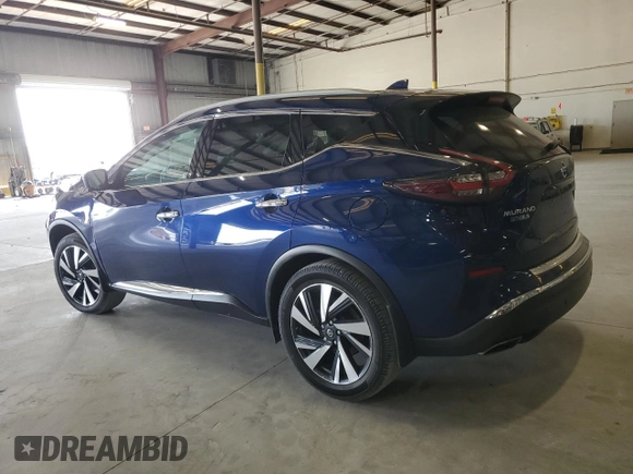 2022 Nissan Murano SL with VIN 5N1AZ2CJ1NC113032, listed as a Copart auction lot 55800465 with 36,868 mi miles and Non Repairable. Bid and sale history available at carsss.com. Image 2.