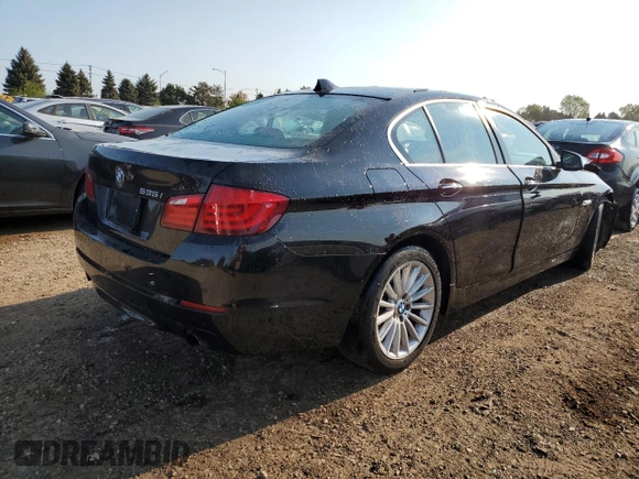2013 BMW 5 Series 535i with VIN WBAFR7C57DC824157, listed as a Copart auction lot 71745004 with 149,019 mi miles and Salvage Title. Bid and sale history available at DreamBid. Image 3.