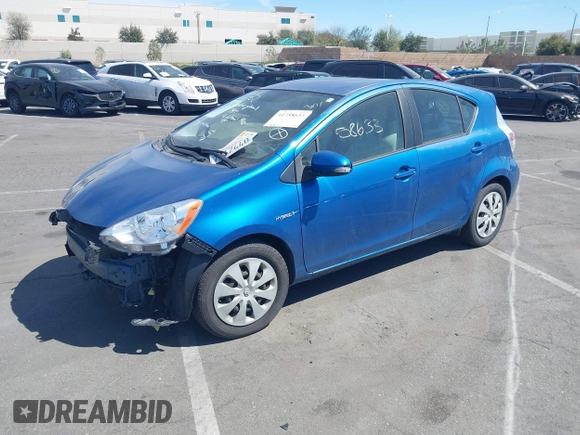 2014 Toyota Prius One with VIN JTDKDTB33E1568248, listed as a IAAI auction lot 41758633 with 66,596 mi miles and . Bid and sale history available at DreamBid. Image 2.
