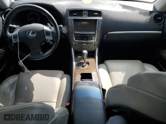 2013 Lexus IS 250 C with VIN JTHFF2C25D2527638, listed as a Copart auction lot 55654335 with 98,127 mi miles and Salvage title. Bid and sale history available at DreamBid. Image 8.